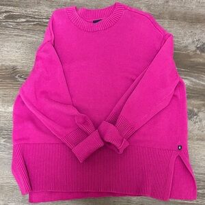 GAP Hot Pink Crewneck Sweater